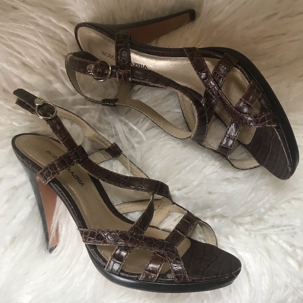 BCBGMaxazria Strappy Stiletto Sandal